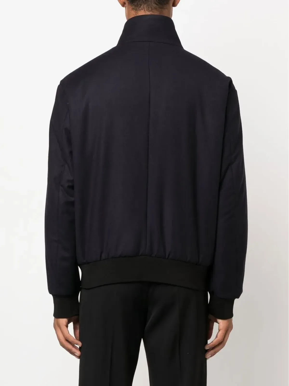 Giorgio Armani 刺繍ロゴ入りジップアップジャケット - 画像4