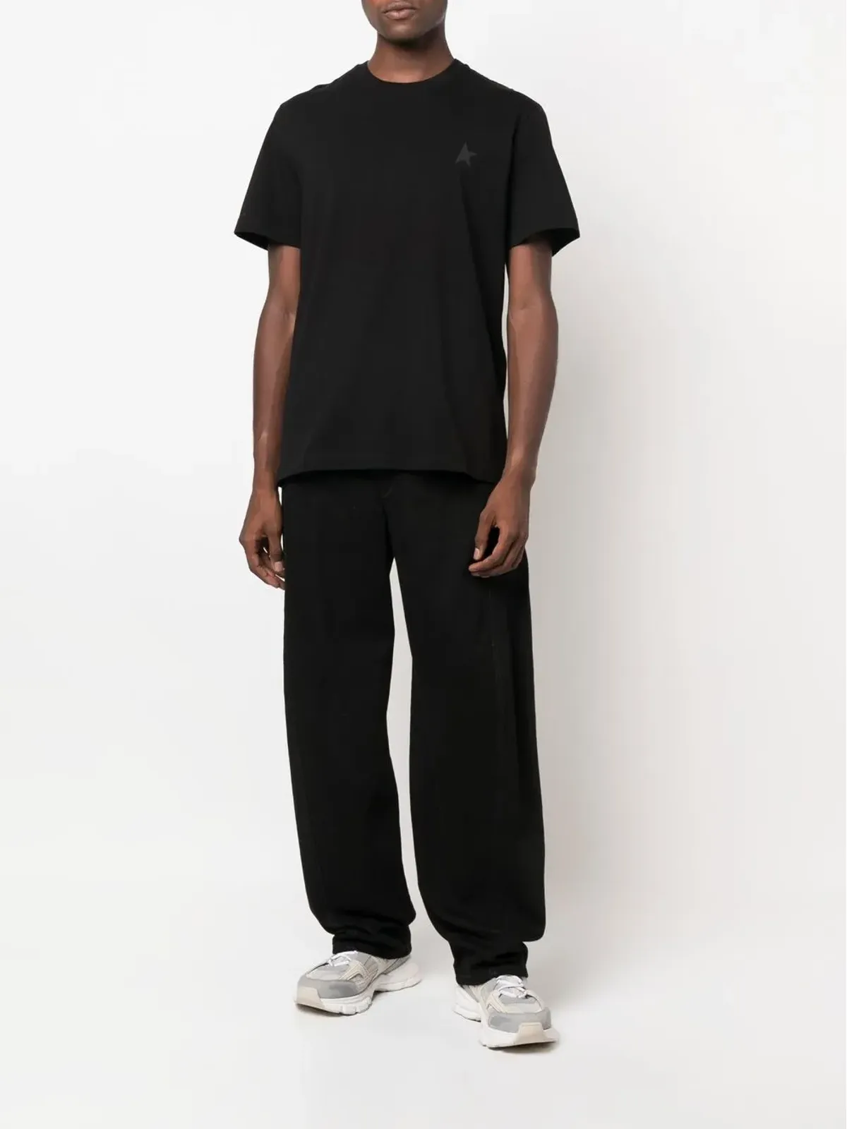 Golden Goose スター柄コットンTシャツ - 画像2
