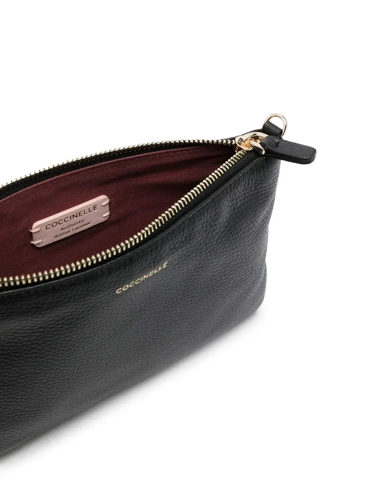 Coccinelle シボ加工クロスボディバッグ - Black - 画像5