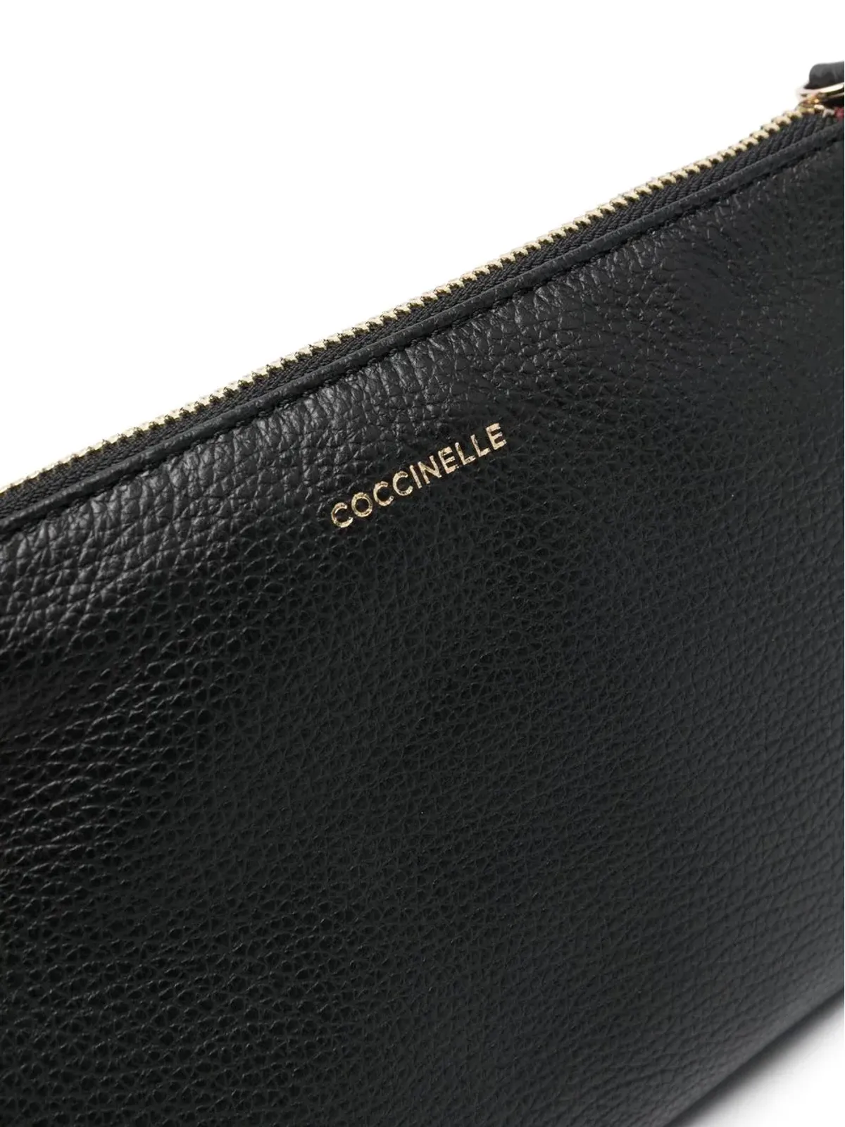 Coccinelle シボ加工クロスボディバッグ - Black - 画像4