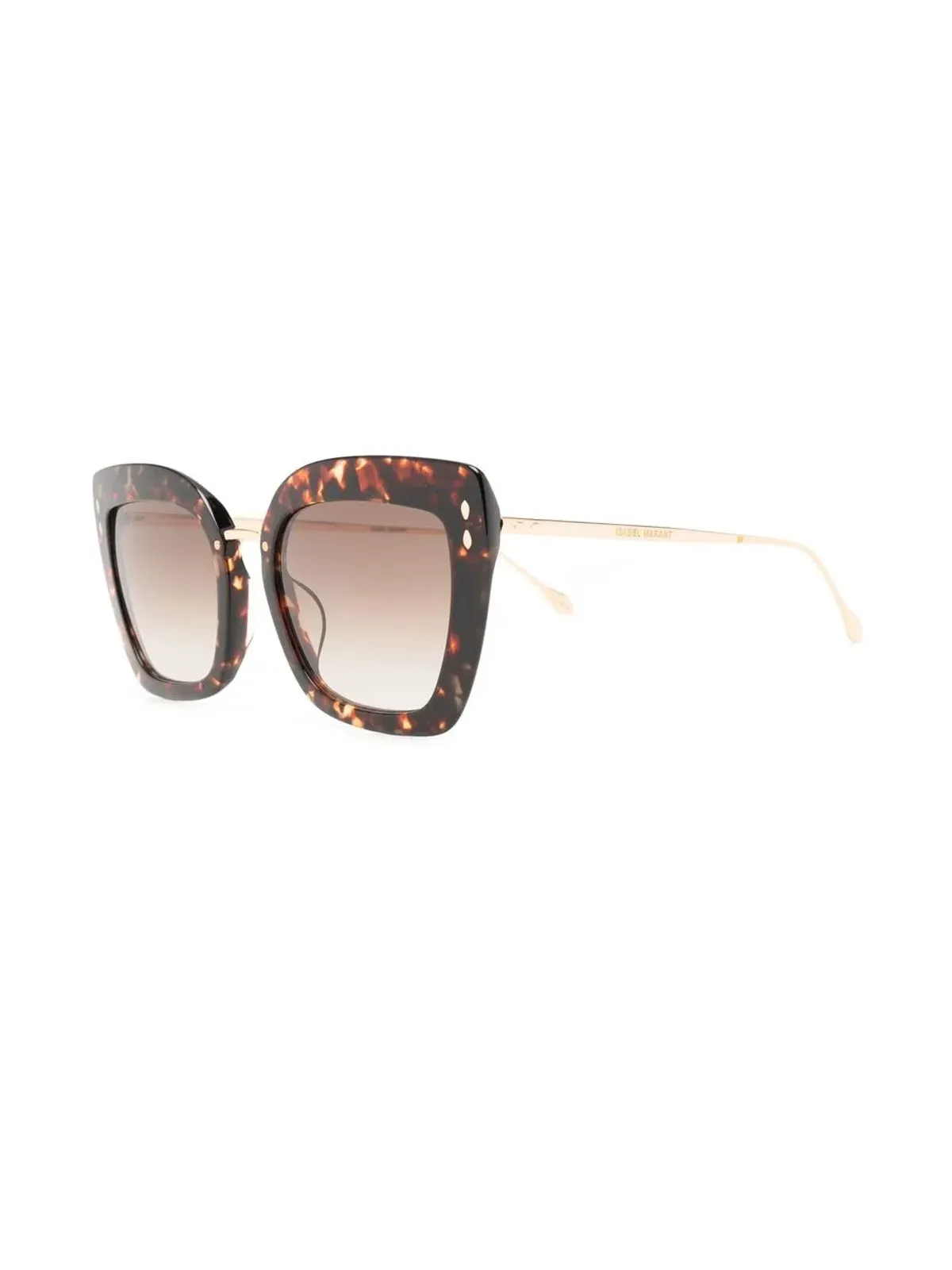 Isabel Marant Eyewear 蝶型サングラス（ブラウン） - 画像2