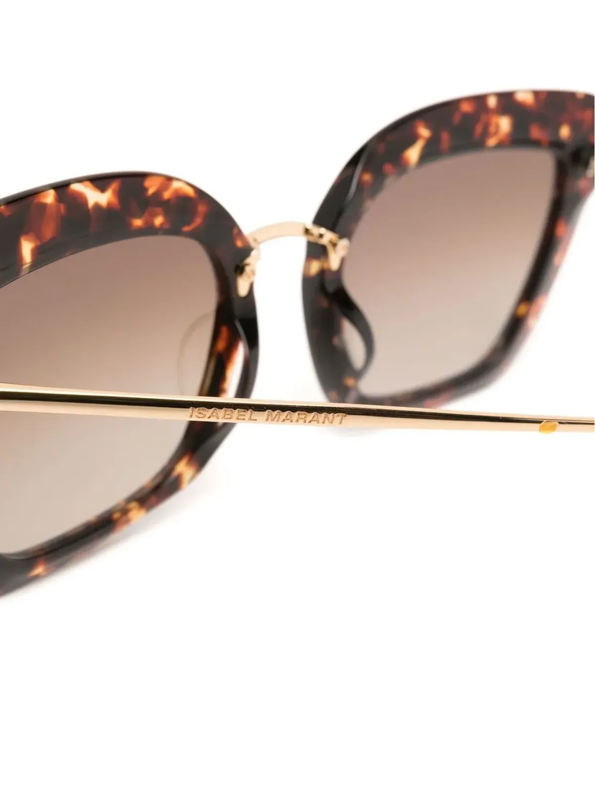 Isabel Marant Eyewear 蝶型サングラス（ブラウン） - 画像3