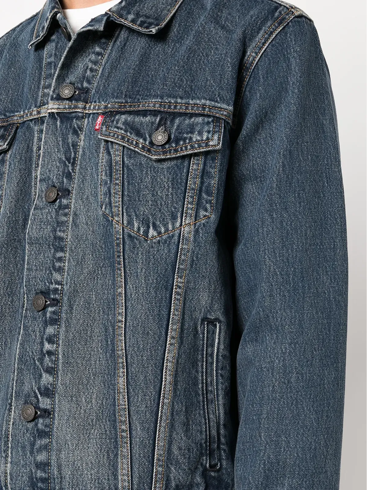 Levi's トラッカー デニムジャケット ブルー - 画像5