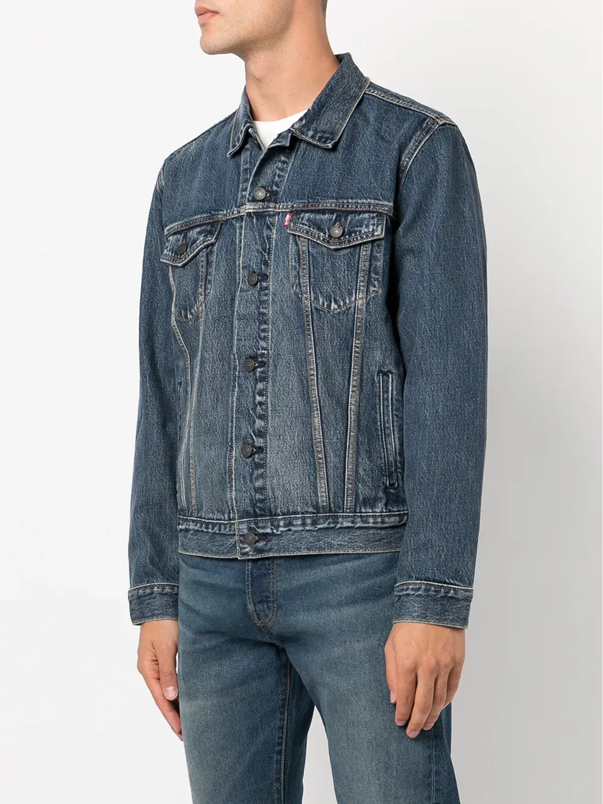 Levi's トラッカー デニムジャケット ブルー - 画像3