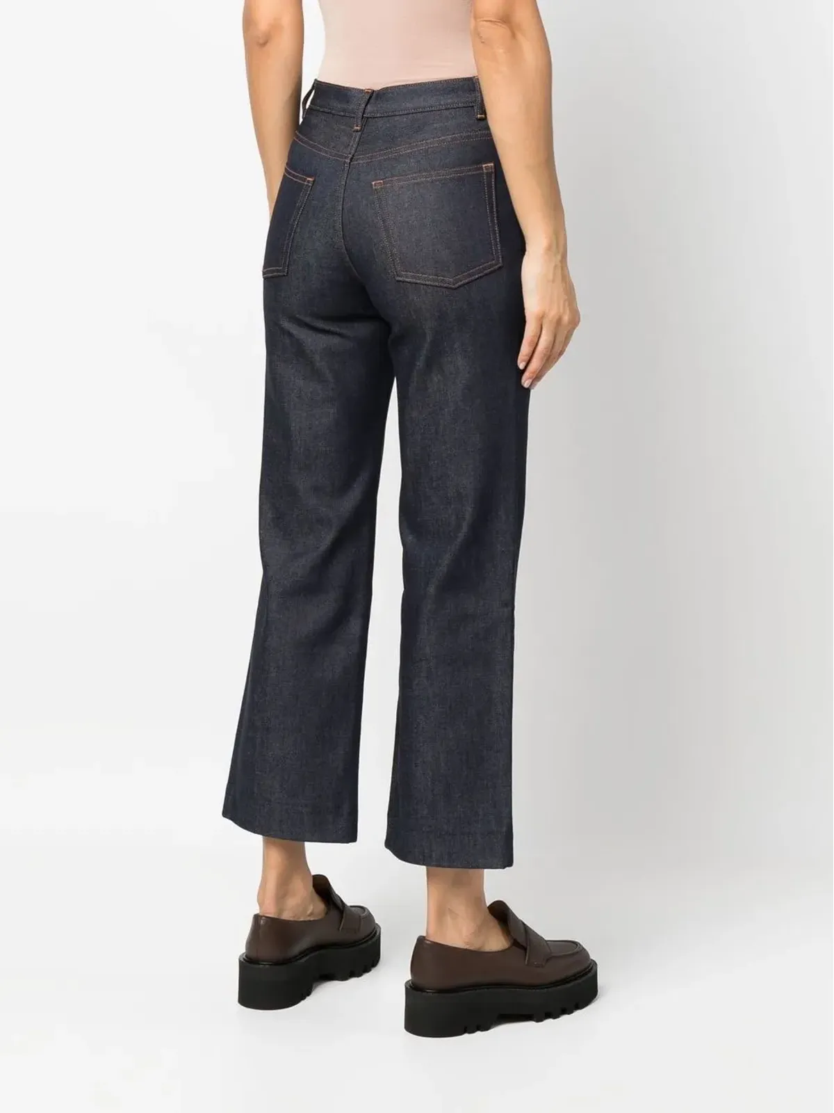 A.P.C. ミッドライズ クロップドジーンズ - 画像4