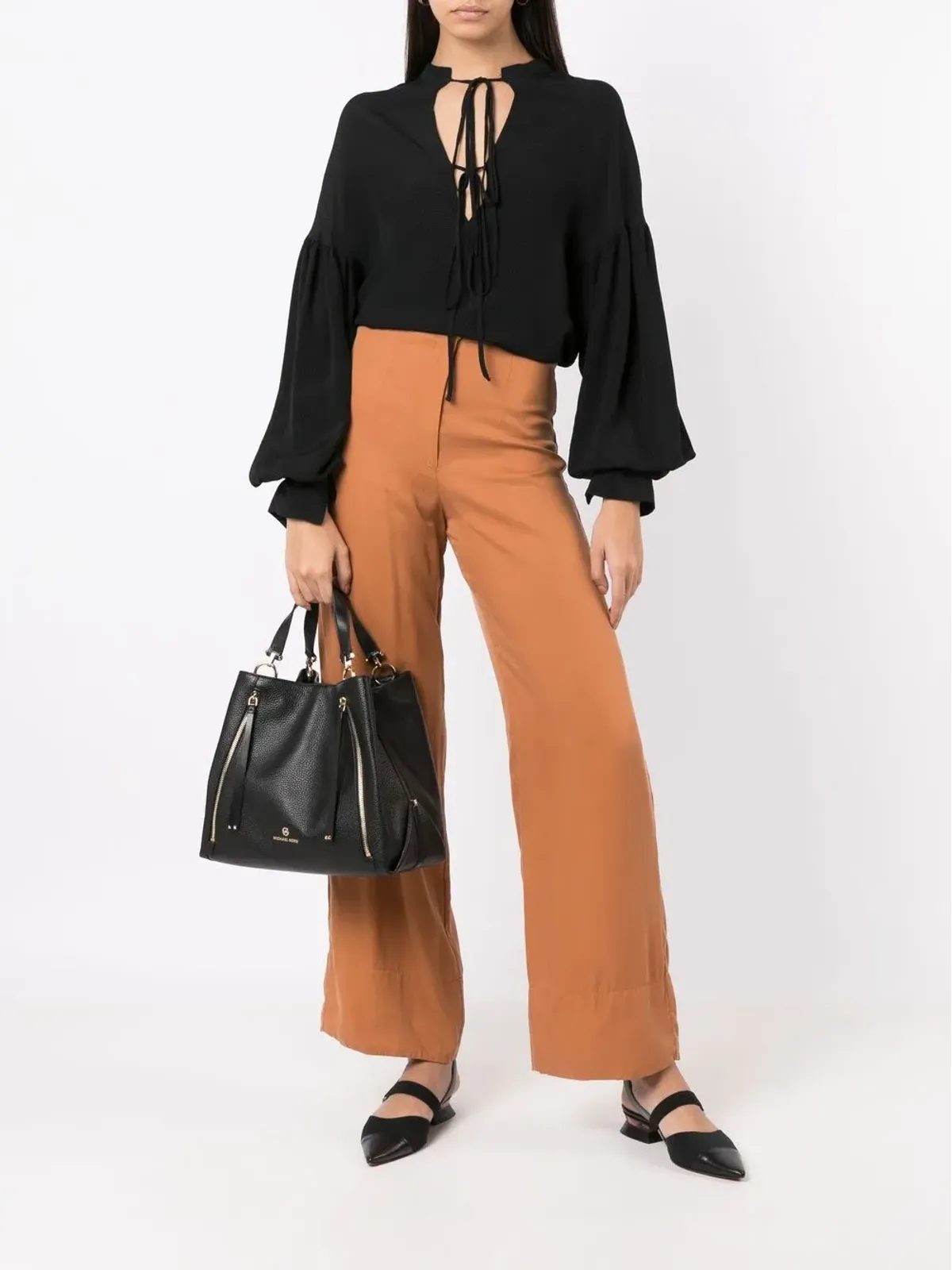 Michael Michael Kors Brooklyn レザー トートバッグ - 画像2
