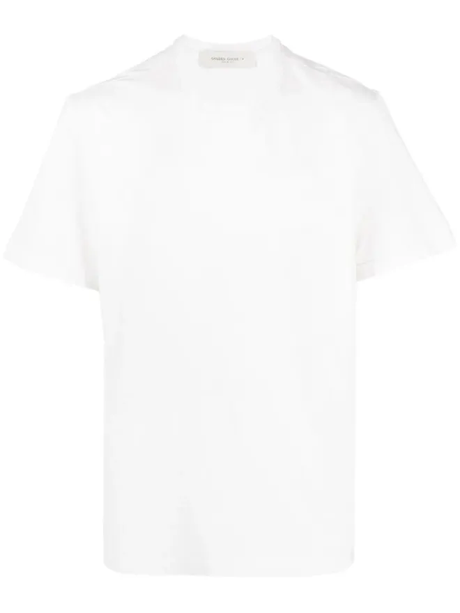 Golden Goose Golden Goose embroidered-logo short-sleeved T-shirt - Whiteの商品画像