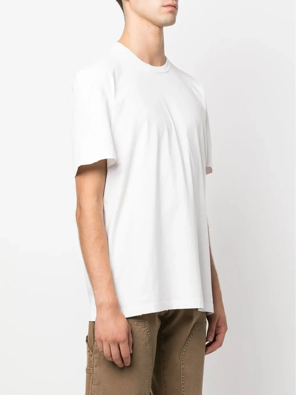 Golden Goose embroidered-logo short-sleeved T-shirt - White - 画像3