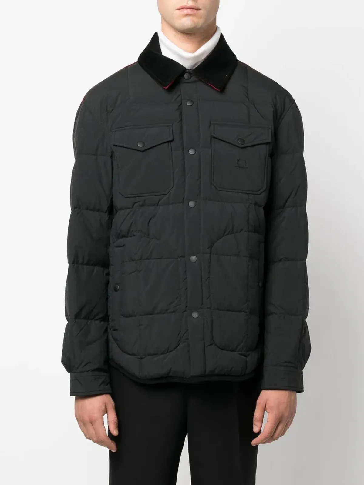 Woolrich キルテッド ジャケット（プレススタッド式ファスナー） - 画像3