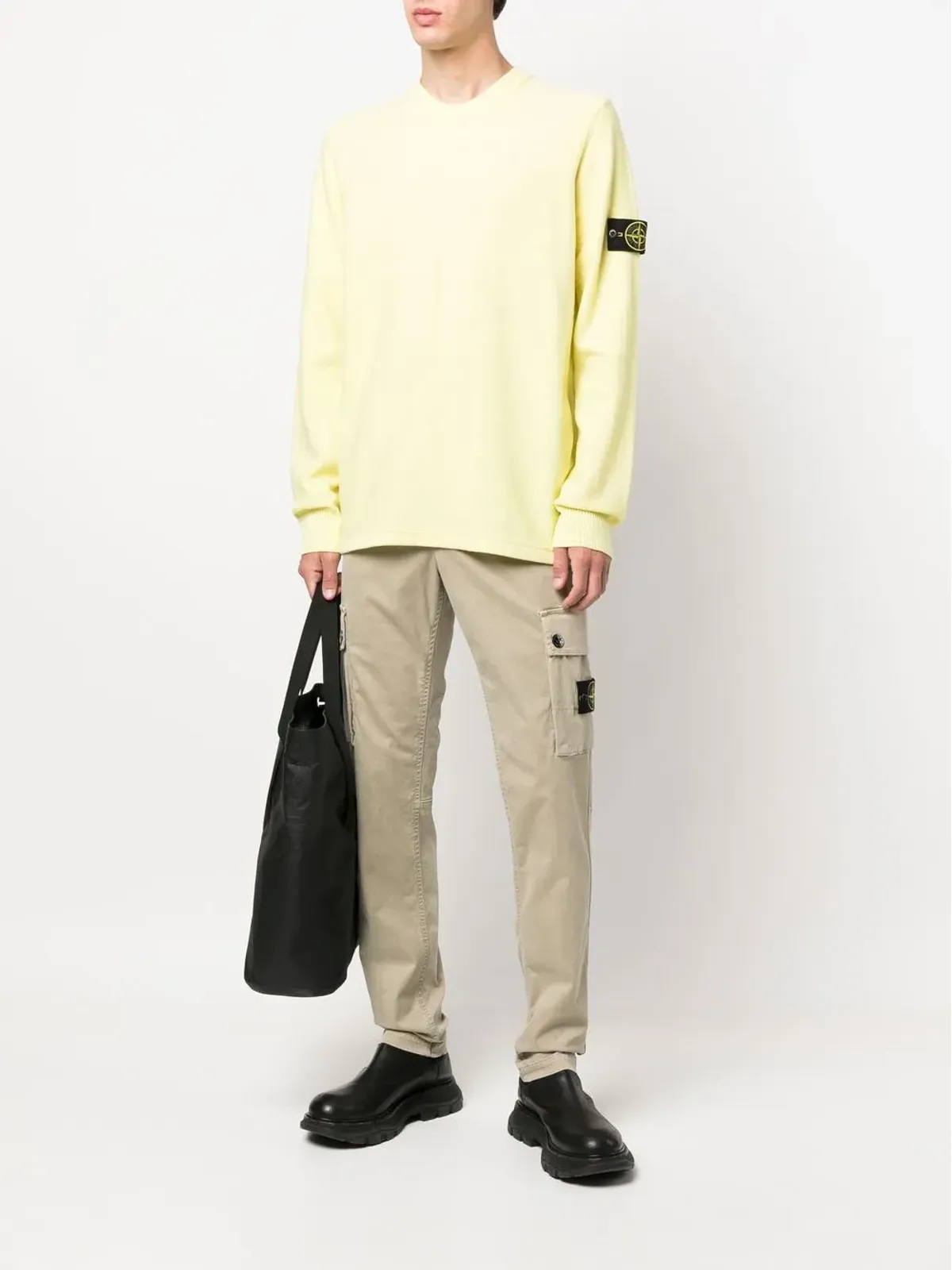 Stone Island Compassパッチ カーゴパンツ - 画像2