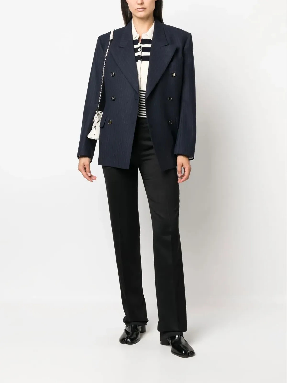 Maison Margiela 4ステッチ テーラード タキシードパンツ - 画像2