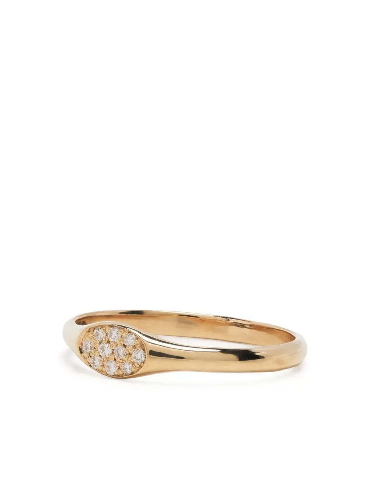 Zoë Chicco シグネットリング 14kt イエローゴールド ダイヤモンド - 画像3