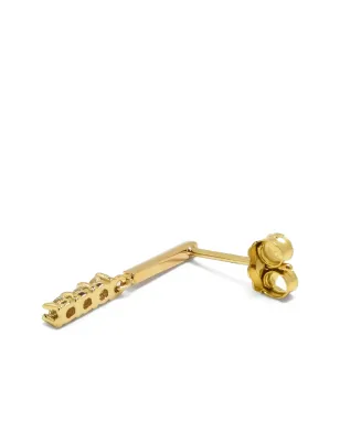 Zoë Chicco 14K イエローゴールド バー型ダイヤモンド ドロップピアス - サムネイル2