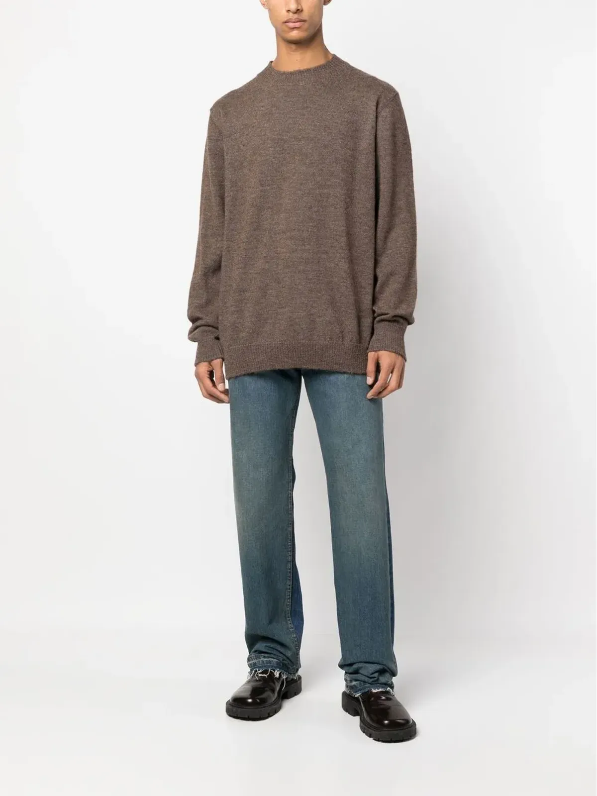 Maison Margiela クルーネック アルパカ混紡ジャンパー - 画像2