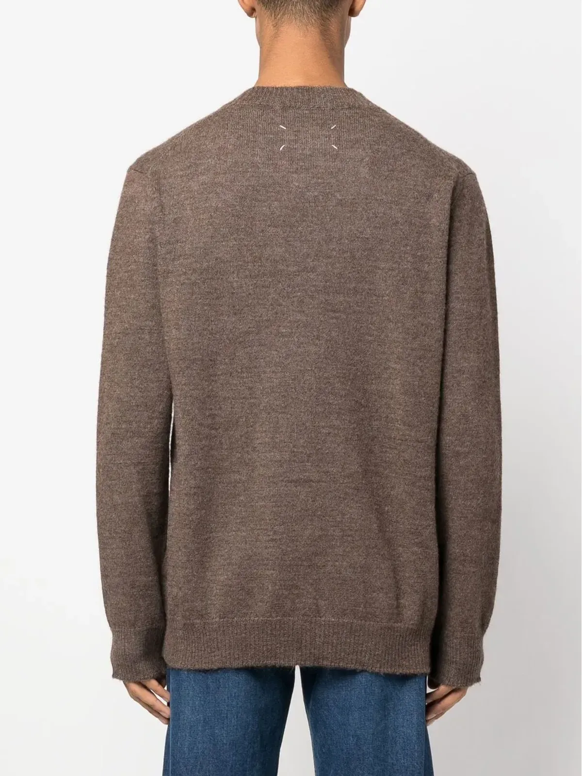 Maison Margiela クルーネック アルパカ混紡ジャンパー - 画像4