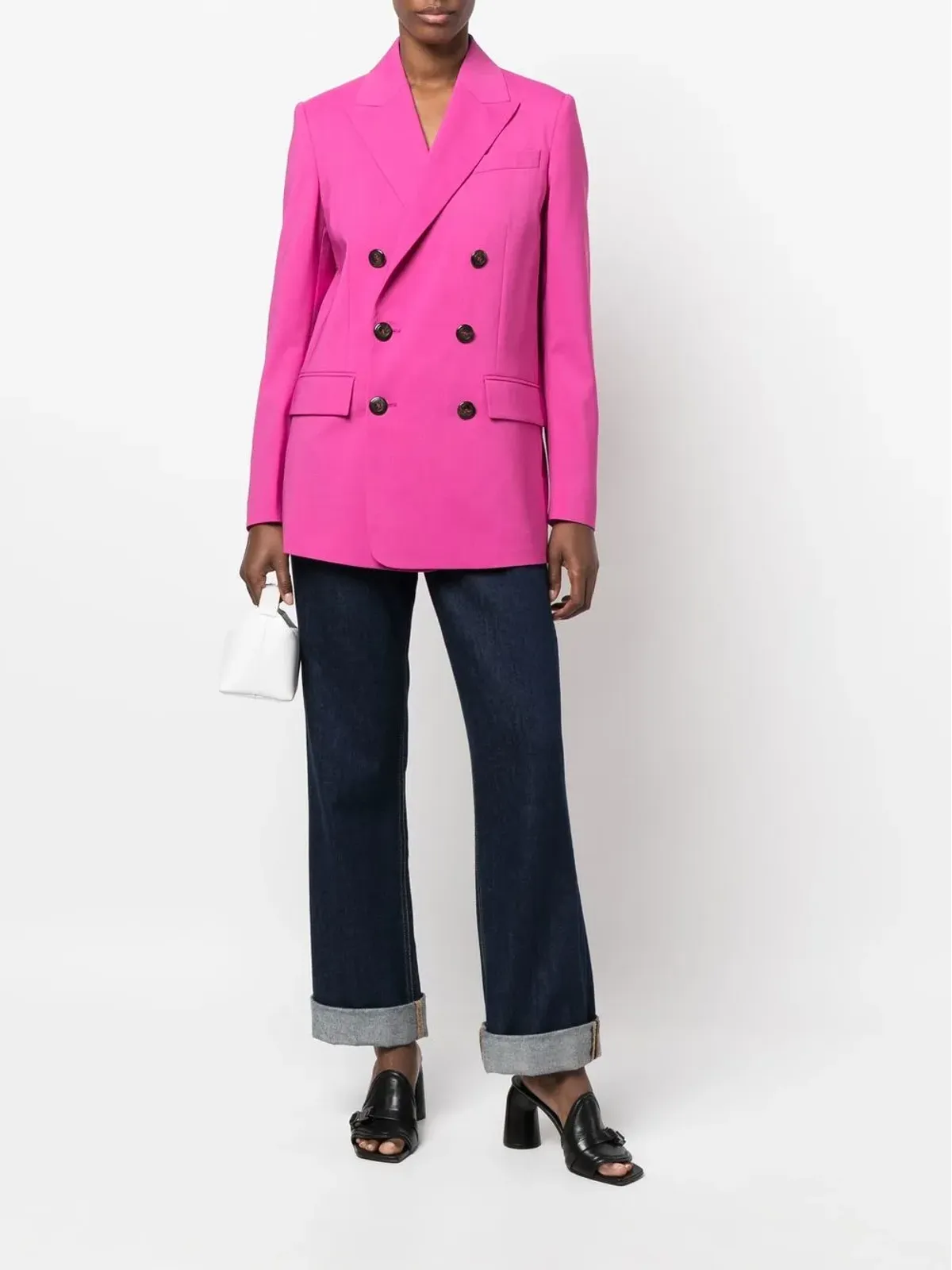 DSQUARED2 ピークラペル ダブルブレスト ブレザー - 画像2