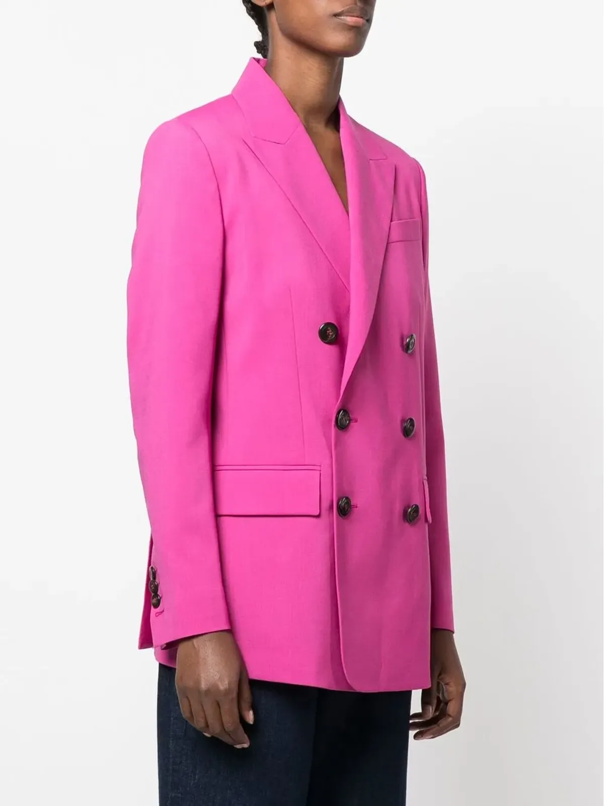 DSQUARED2 ピークラペル ダブルブレスト ブレザー - 画像3