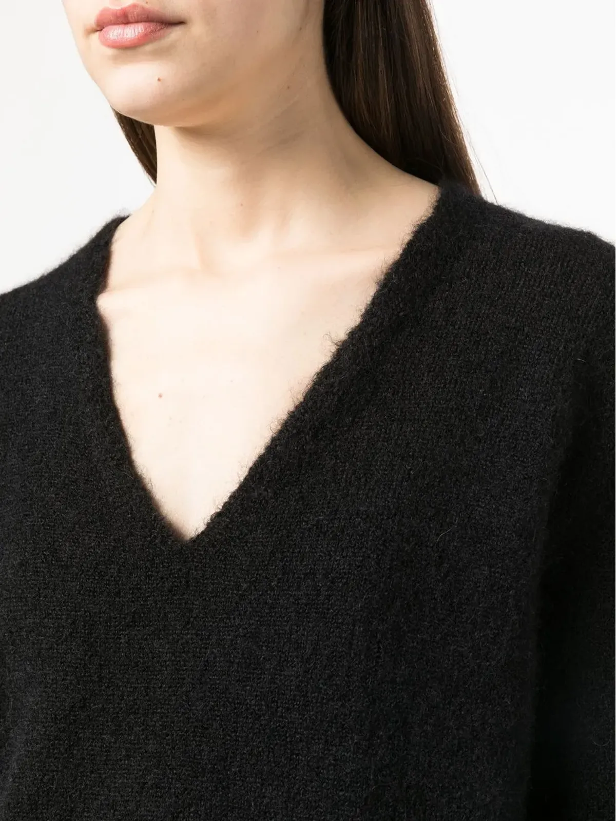 TOM FORD Vネック編みニットセーター - 画像5