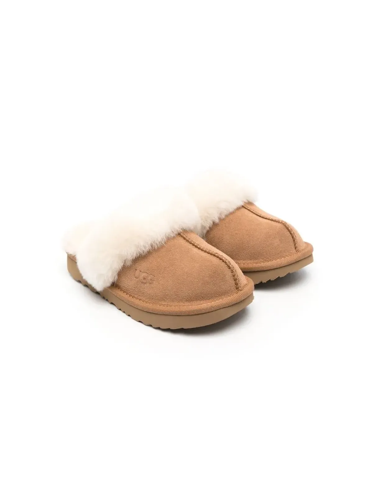 UGG Kids Cozy II Slippers - Brown - 画像1