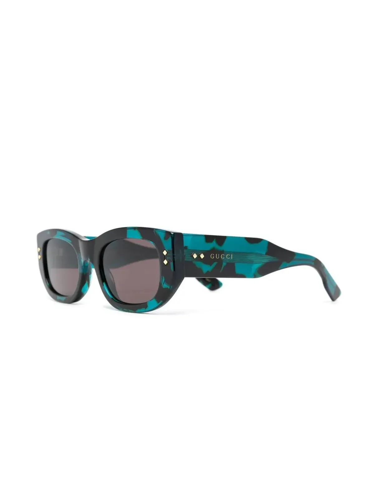 Gucci Eyewear スクエアティンテッドサングラス - 画像2