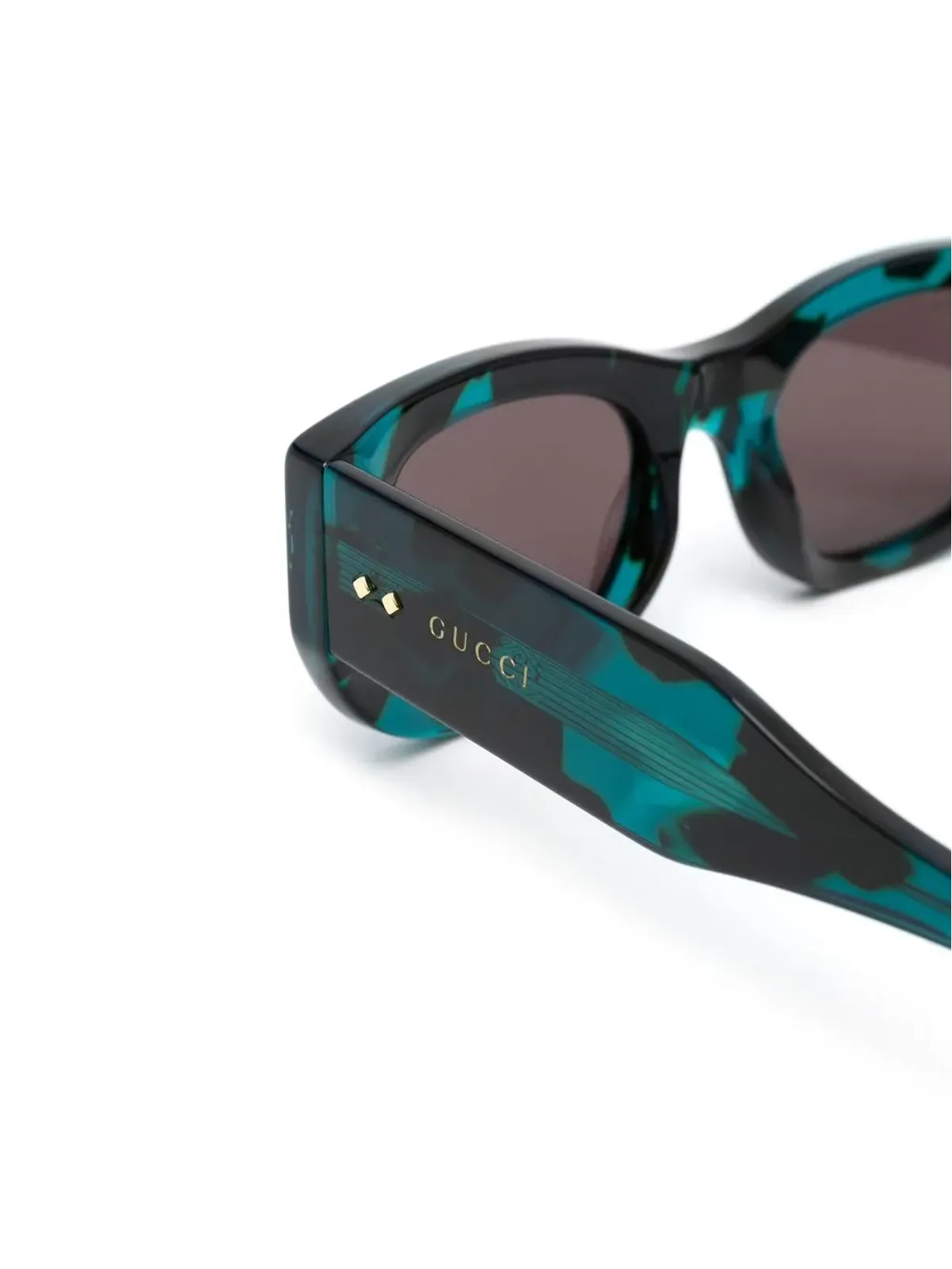Gucci Eyewear スクエアティンテッドサングラス - 画像3
