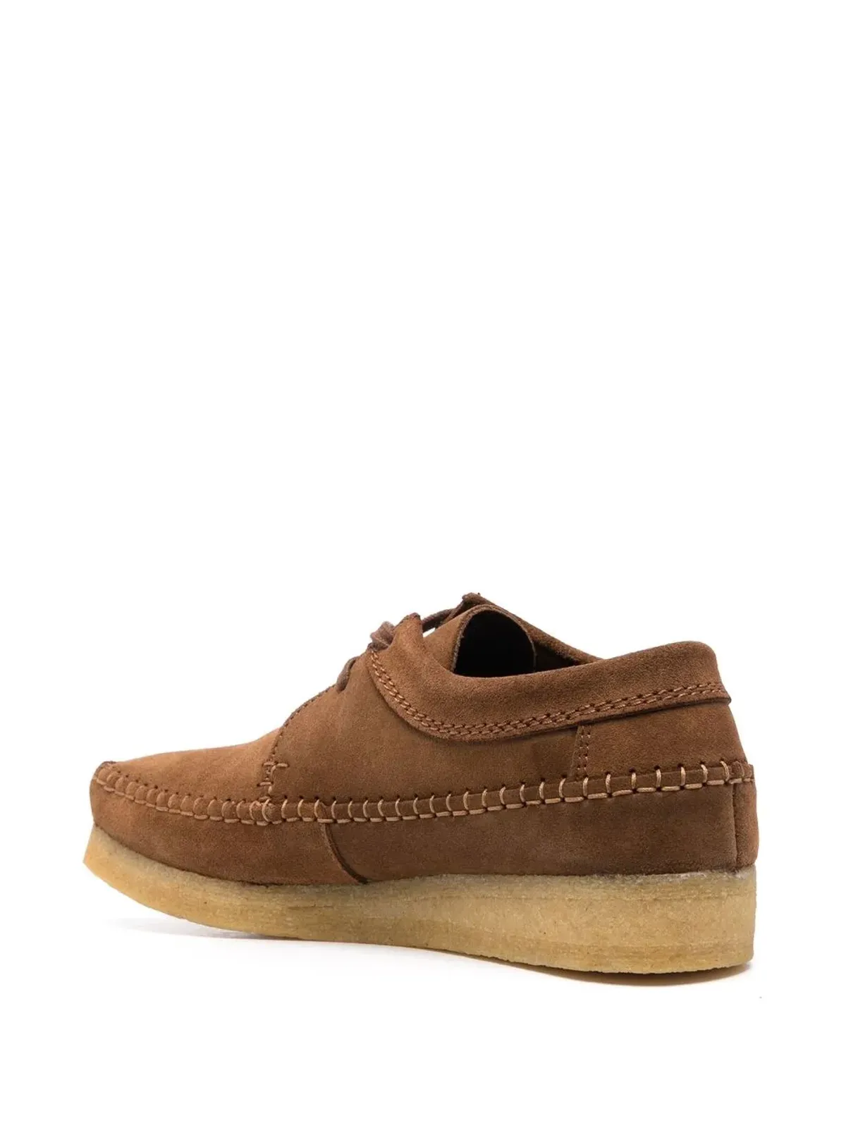 Clarks Originals アイコニック スエード ウィーバーシューズ ブラウン - 画像3