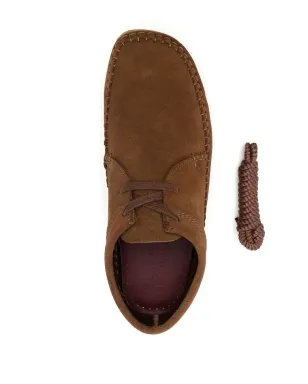 Clarks Originals アイコニック スエード ウィーバーシューズ ブラウン - サムネイル4