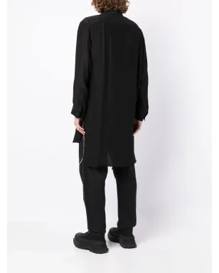 Yohji Yamamoto グラフィックプリント コットン シャツ - サムネイル4