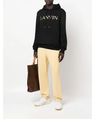 Lanvin エンブロイダードロゴ ポーチポケット付きフーディ - サムネイル2