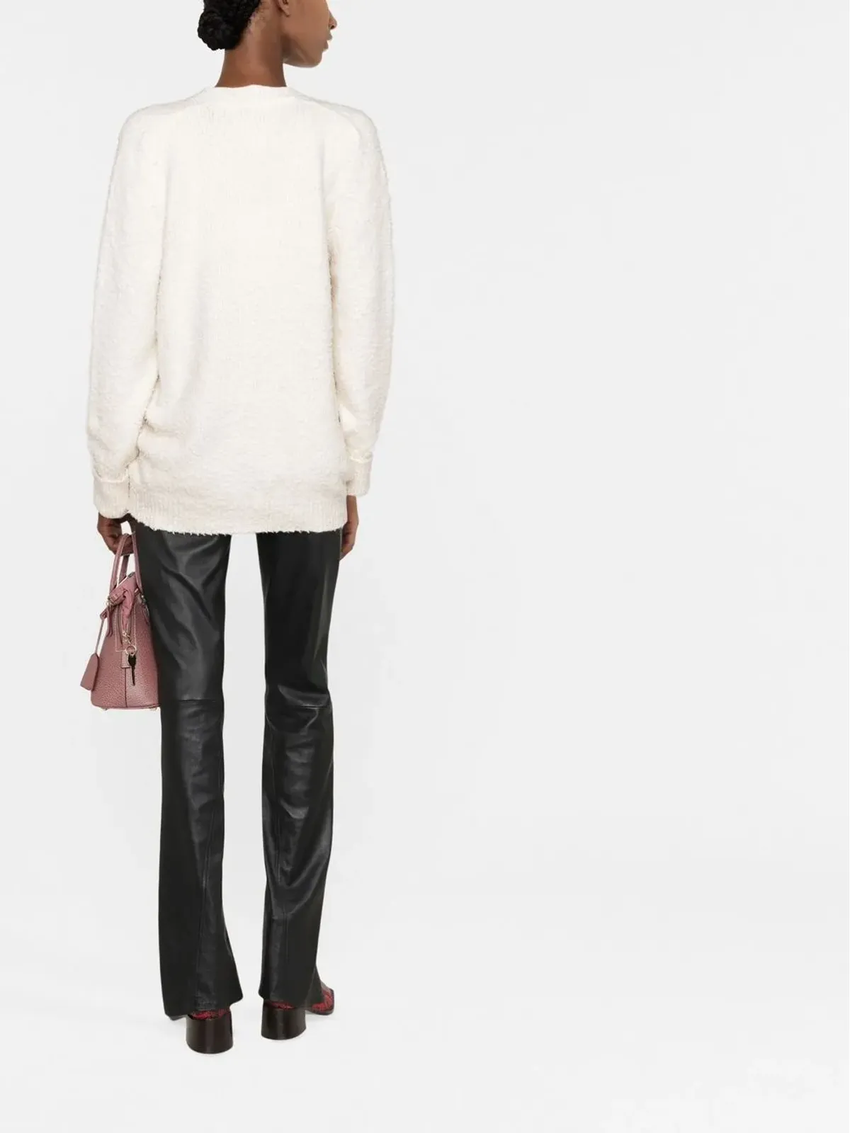 Maison Margiela Vネックニットカーディガン - 画像4