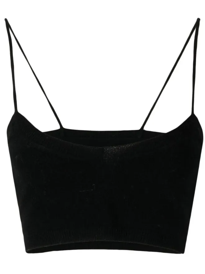 Cashmere In Love Cashmere In Love Evie cashmere bralette - Blackの商品画像