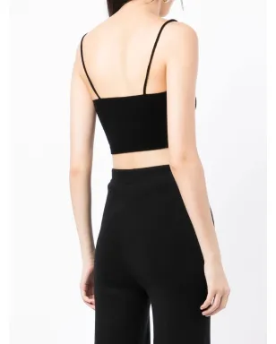 Cashmere In Love Evie cashmere bralette - Black - サムネイル4