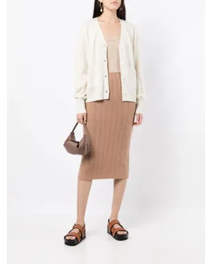 Cashmere In Love Paulaカシミヤタンクトップ - Brown - サムネイル2