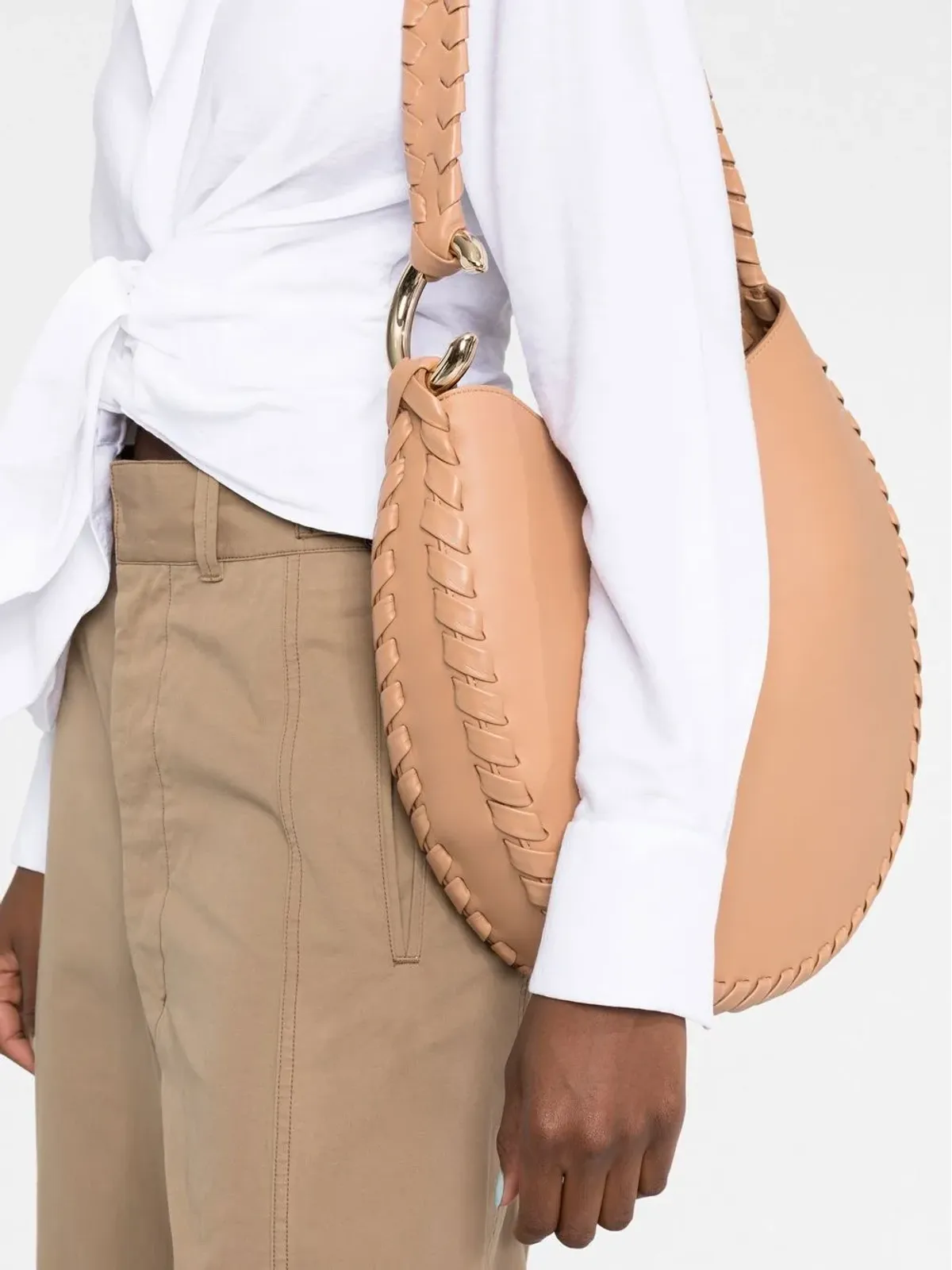 Chloé Moon レザーショルダーバッグ - 画像3