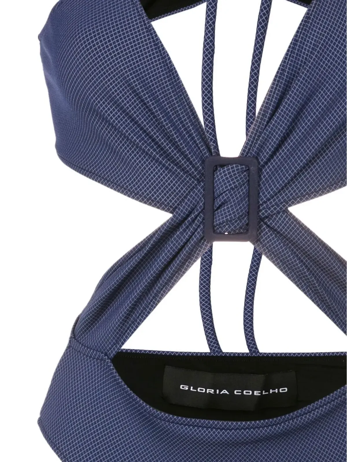 Gloria Coelho カットアウトディテール水着 - Blue - 画像5