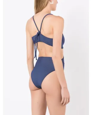 Gloria Coelho カットアウトディテール水着 - Blue - サムネイル4