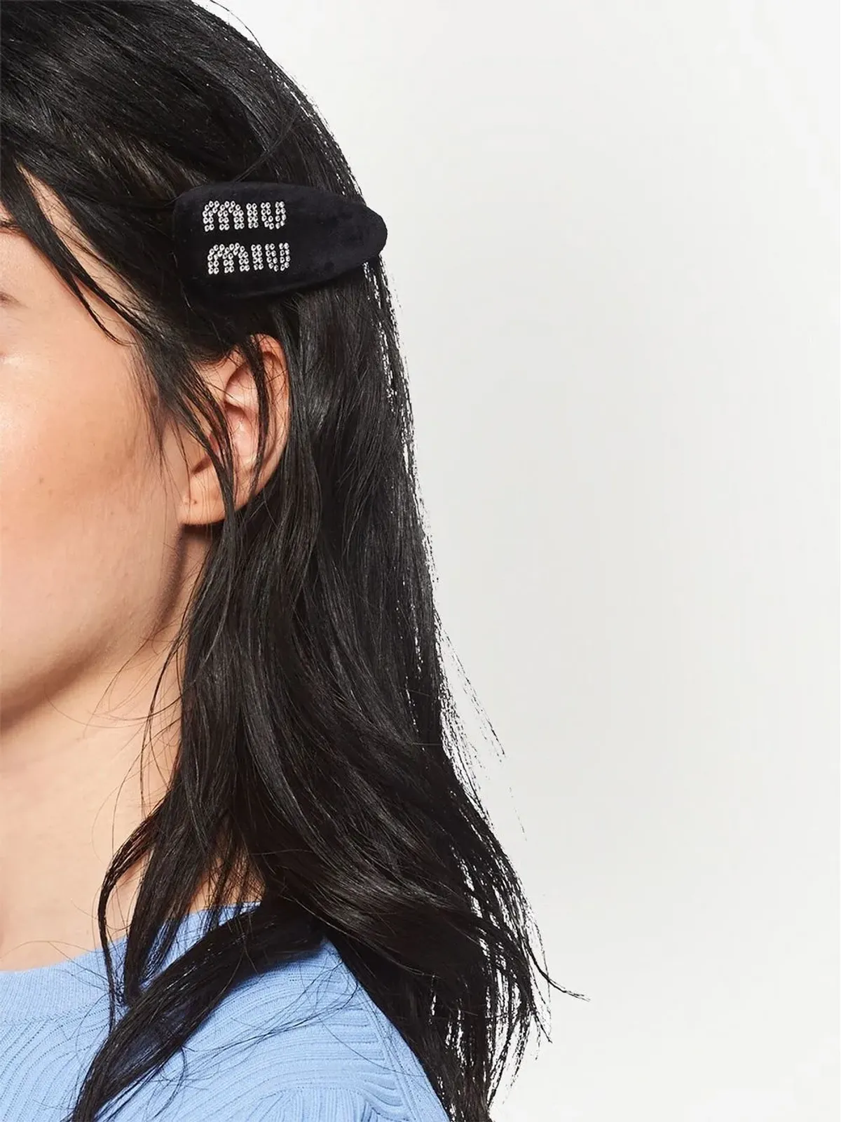 Miu Miu ロゴディテール ヘアクリップ - 画像2