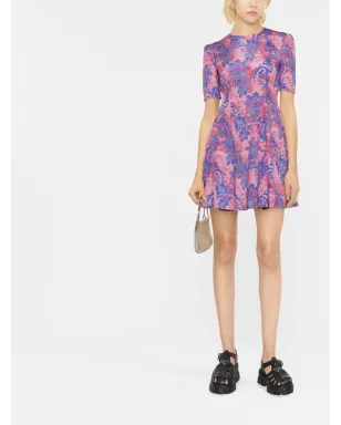 Versace Jeans Couture 花柄プリント フレアドレス - サムネイル2