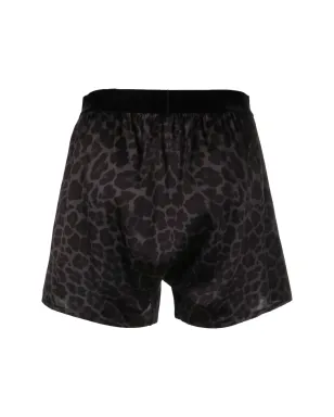 TOM FORD レオパード柄シルクボクサー - サムネイル2