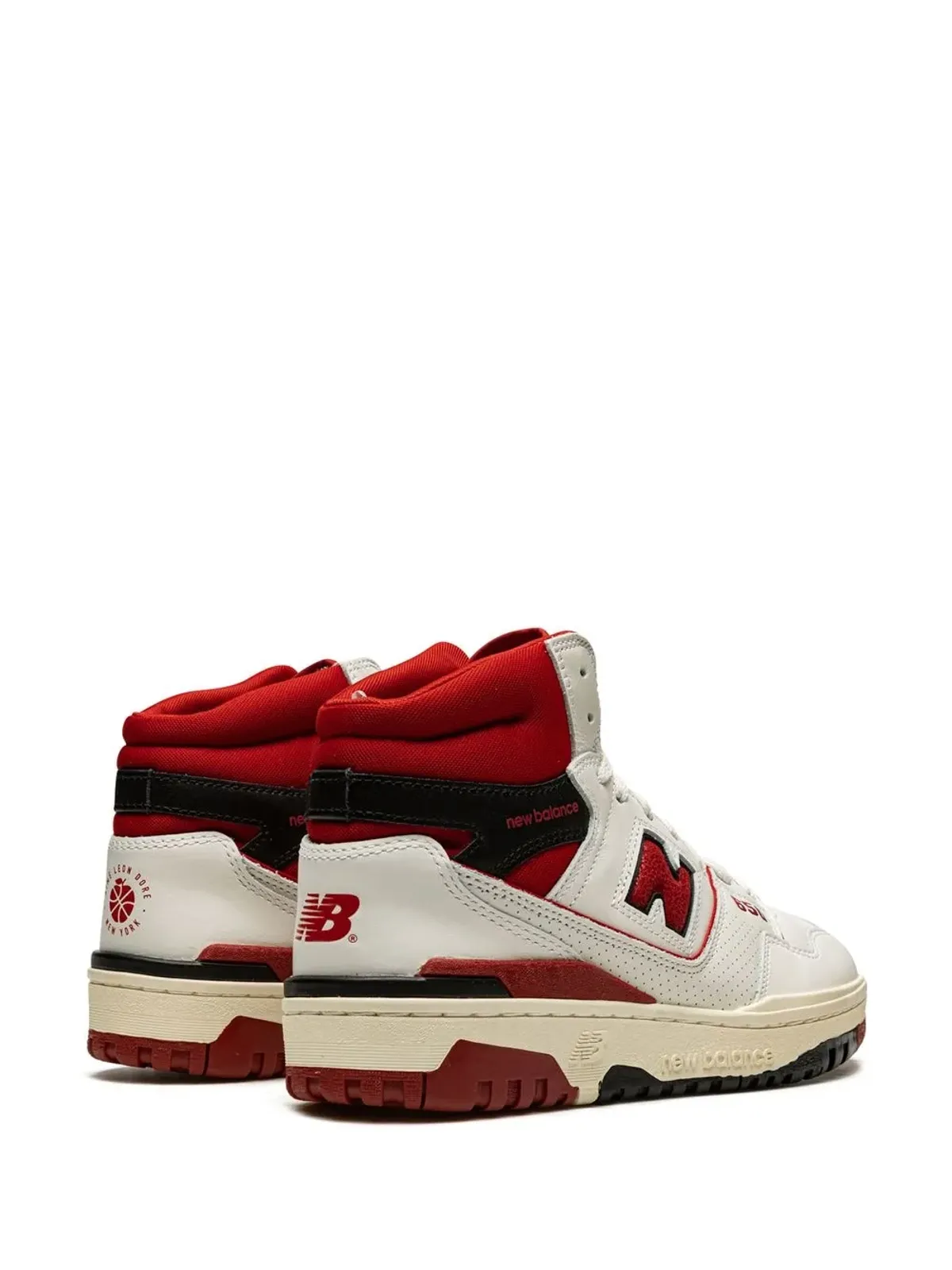 New Balance x Aimé Leon Dore 650R ホワイト/レッド スニーカー - 画像3
