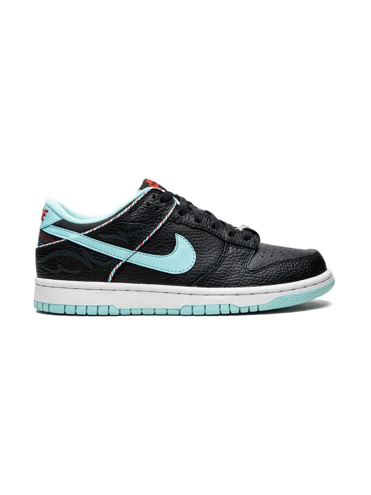 Nike Kids バーバーショップ ダンク ロー SE スニーカー ブラック - 画像2