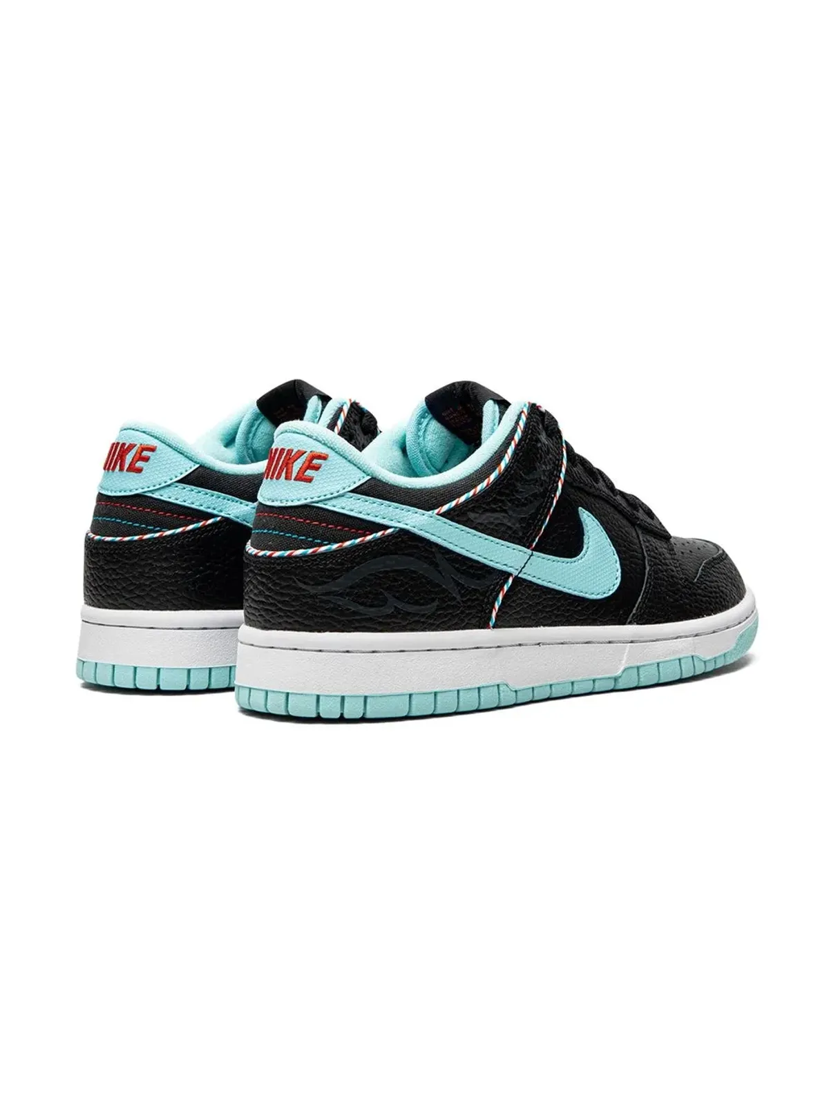 Nike Kids バーバーショップ ダンク ロー SE スニーカー ブラック - 画像3