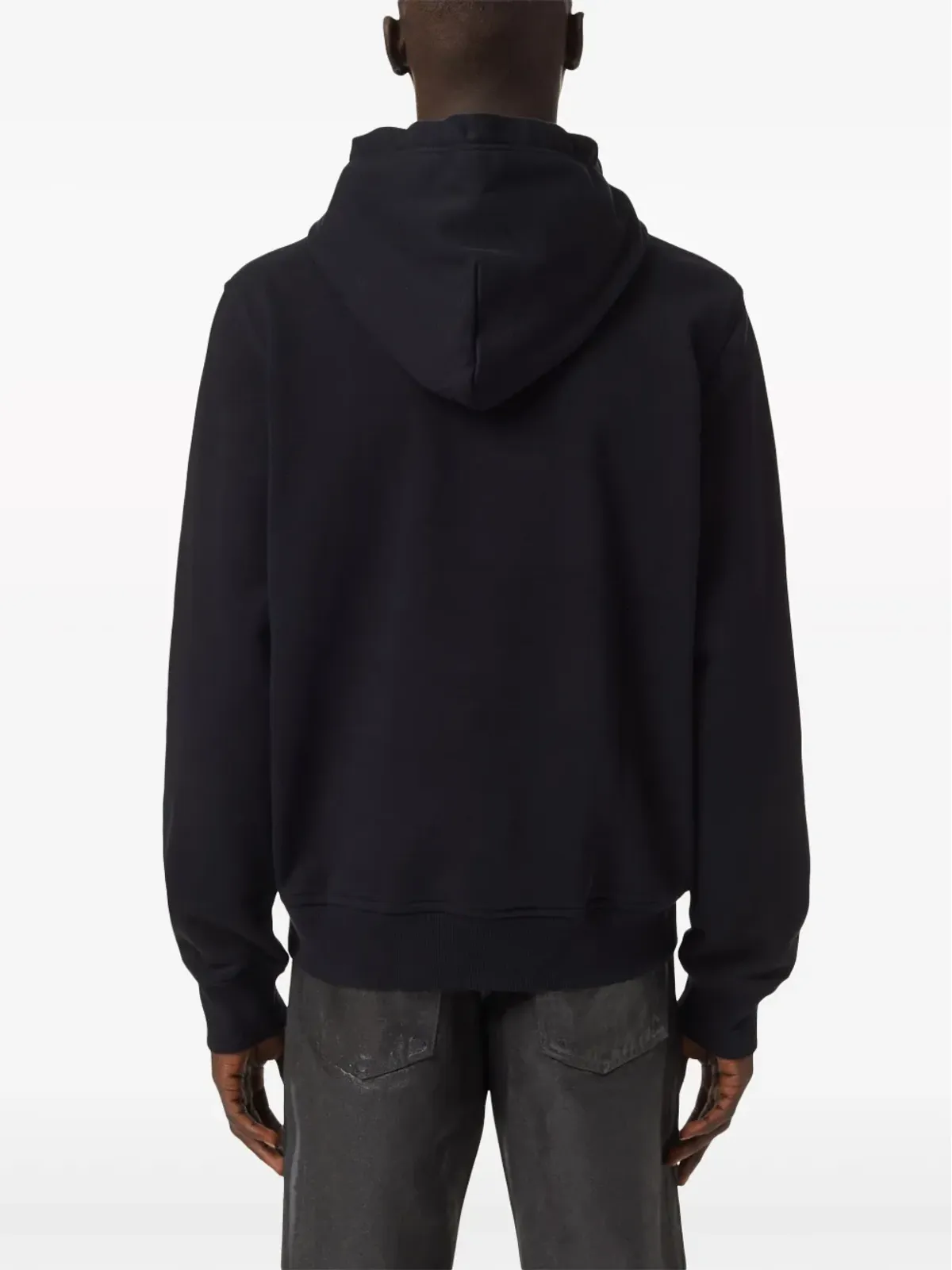 Diesel S-Ginn-Hood-D ロゴアップリケ付きフードパーカー - 画像4