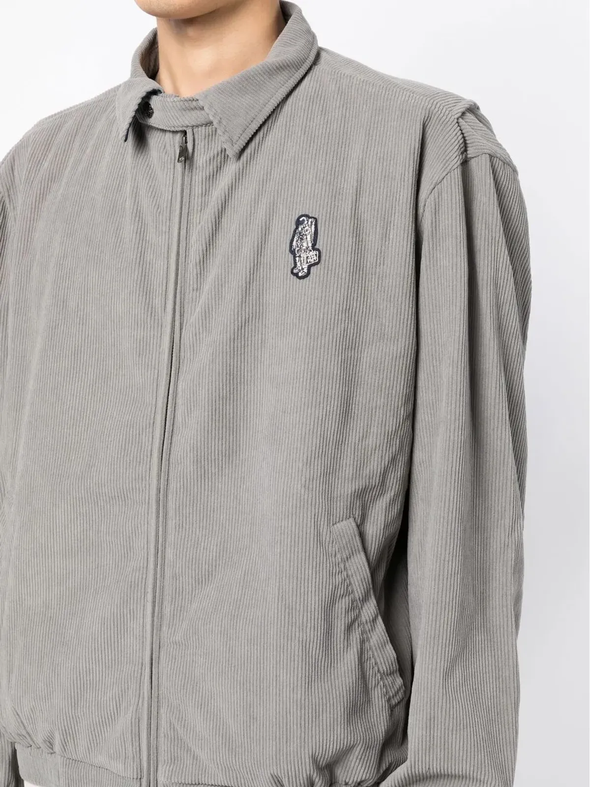 Billionaire Boys Club ロゴプリント ジップアップ シャツジャケット - グレー - 画像5