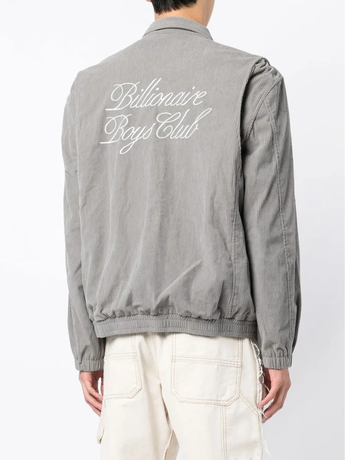 Billionaire Boys Club ロゴプリント ジップアップ シャツジャケット - グレー - 画像4