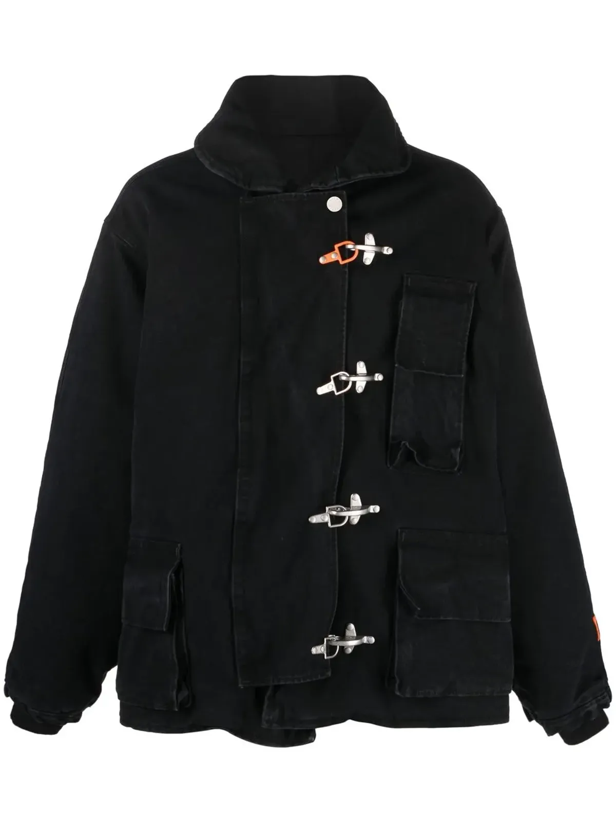 Heron Preston トグル留めキャンバスジャケット - ブラック - 画像1