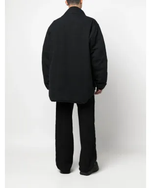 Heron Preston トグル留めキャンバスジャケット - ブラック - サムネイル4