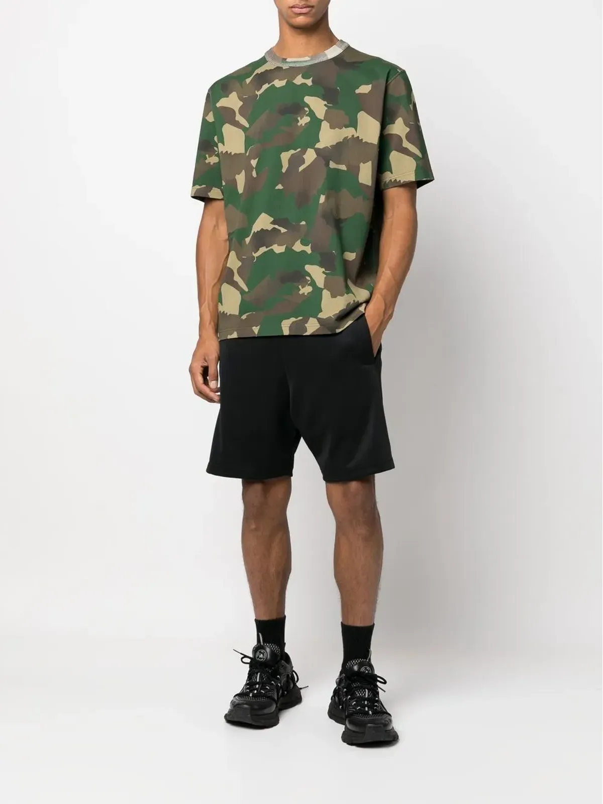 Heron Preston 迷彩柄オーガニックコットン Tシャツ - 画像2