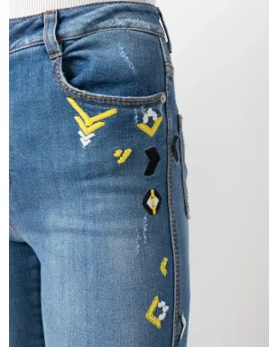Ermanno Scervino 刺繍入りフレアジーンズ - サムネイル5