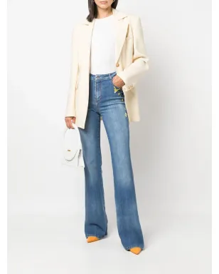 Ermanno Scervino 刺繍入りフレアジーンズ - サムネイル2